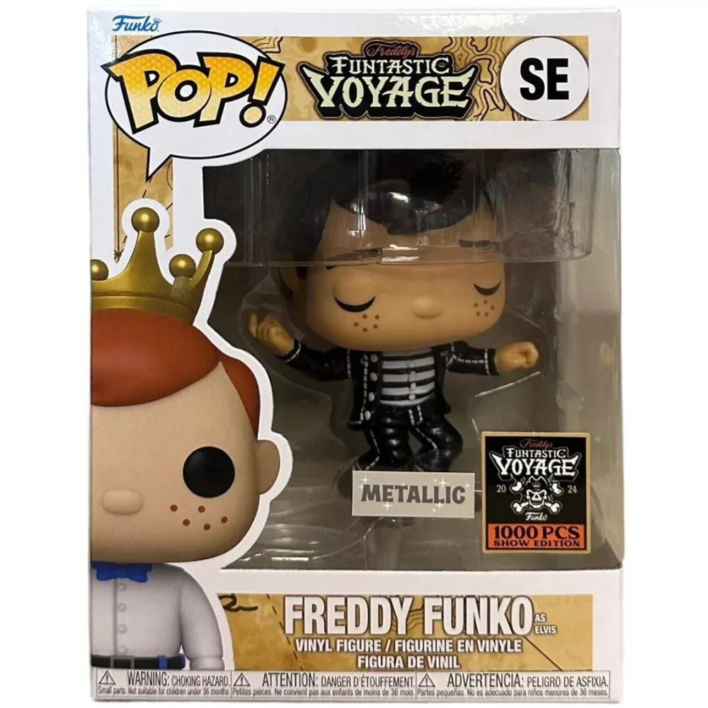 Funko Pop! Freddy Funko as Elvis SE Metallic Freddy's Funtastic Voyage